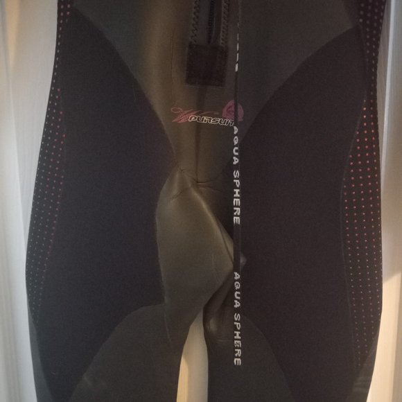 Aqua Sphere Powered Pursuit Iron Girl Women Full Triathlon wetsuit Large - Picture 10 of 11